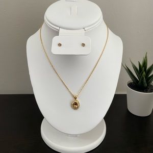 Sarah Coventry Earrings & Matching Necklace